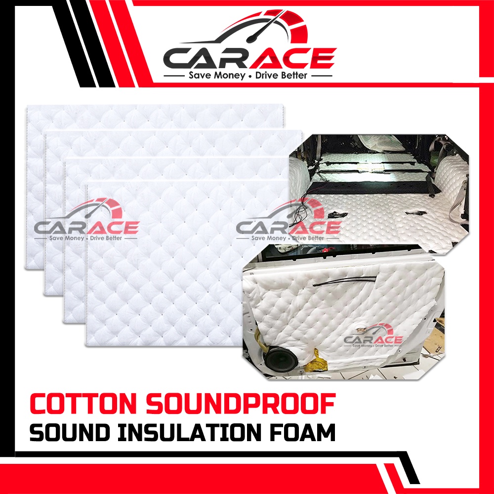 Soundproof Cotton Foam White Car Sound Proof Noise Proof Amplifier