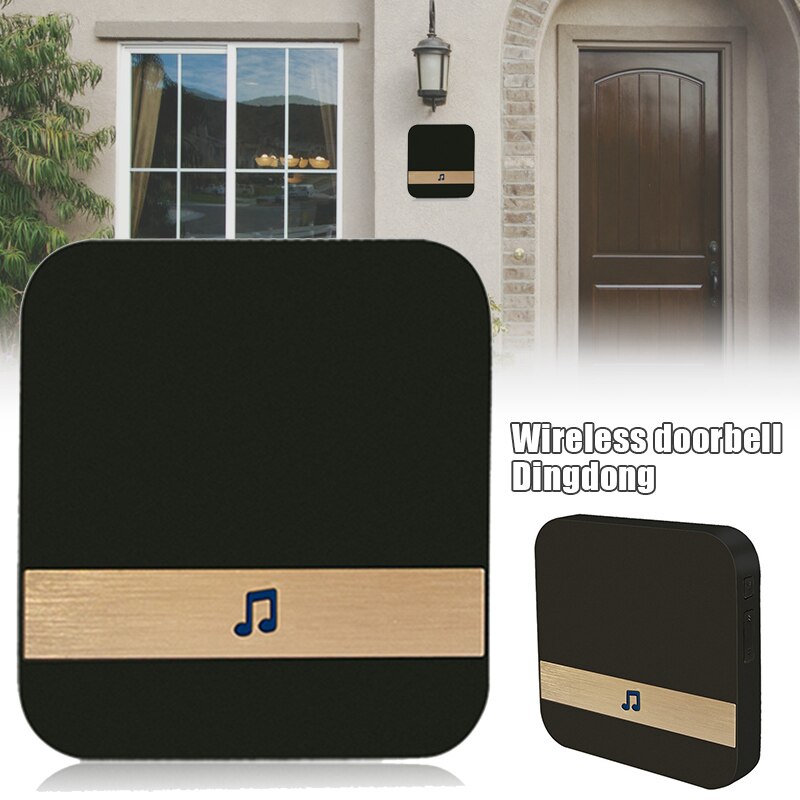 HOT Wireless Chime Receiver Musical Wireless Chime Doorbell Volume Adjustment 52 Ring Tones（Need