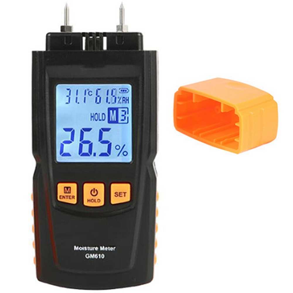 Wood Moisture Tester GM610 Needle Type Wood Hygrometer Log Wood Floor