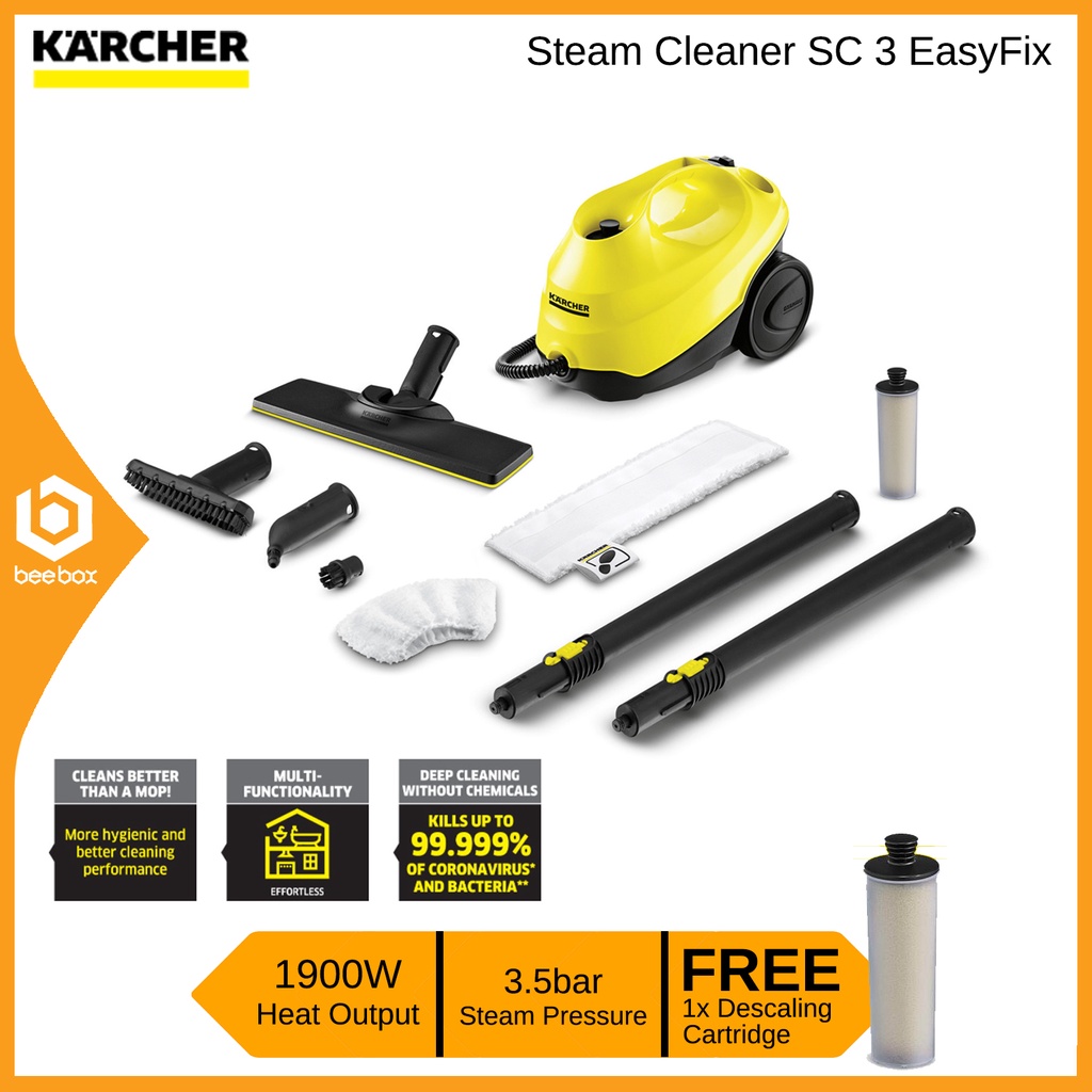 Karcher SC3 EasyFix Steam Cleaner [FREE Descaling Cartridge] Shopee Malaysia