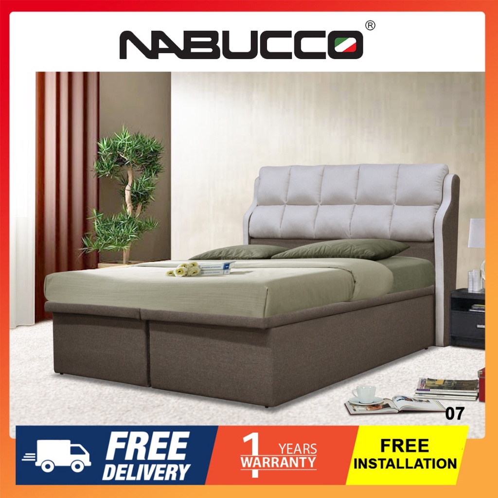 Nabucco Actaly Storage Divan Bed[4 Hydraulic Pump][Can Choose Casa ...