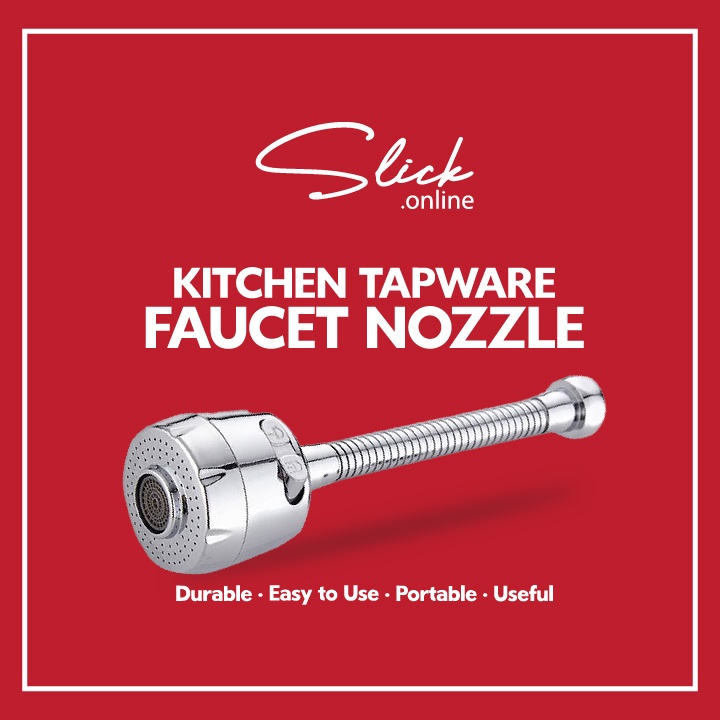Slick Kitchen Tapware Faucet Nozzle Flexible Kitchen Sink Tap Head 360