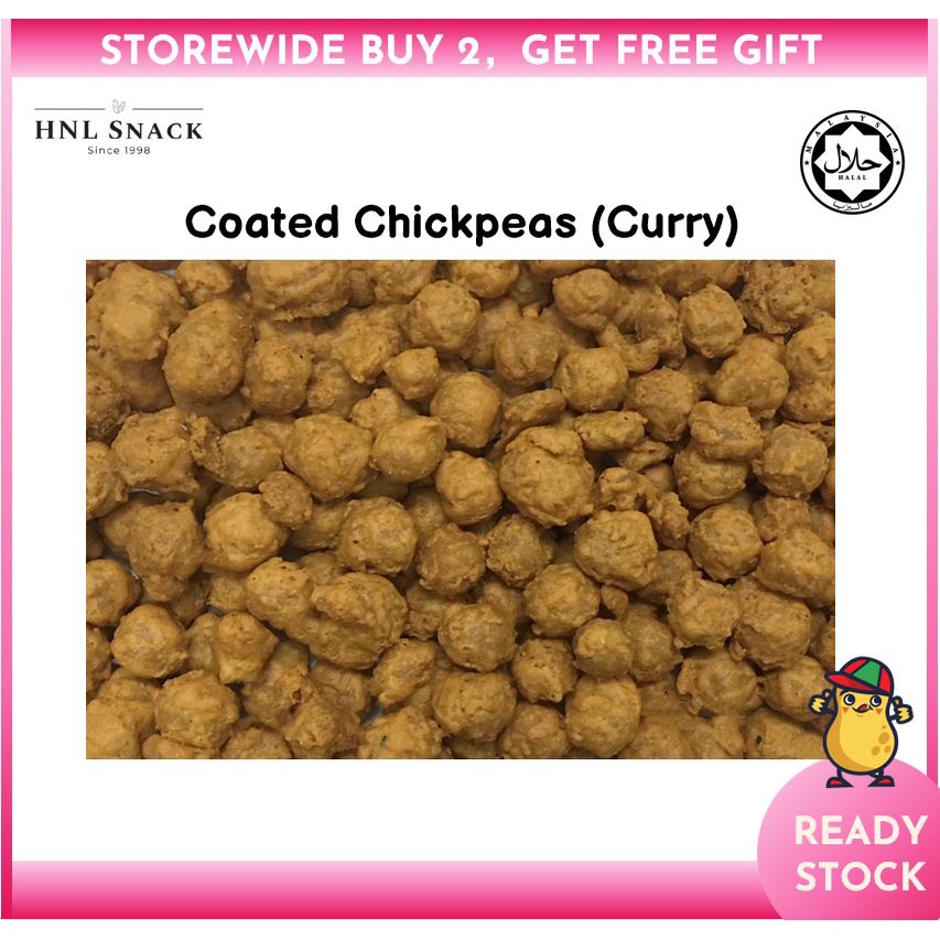 Handl Kacang Kuda Kari Curry Coated Chickpeas 500g1kg Shopee Malaysia