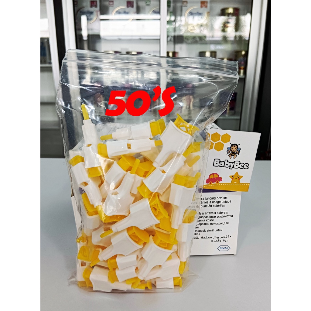 AccuChek SafeTPro Uno SingleUse Lancet Device (25 Pcs/50 Pcs/100