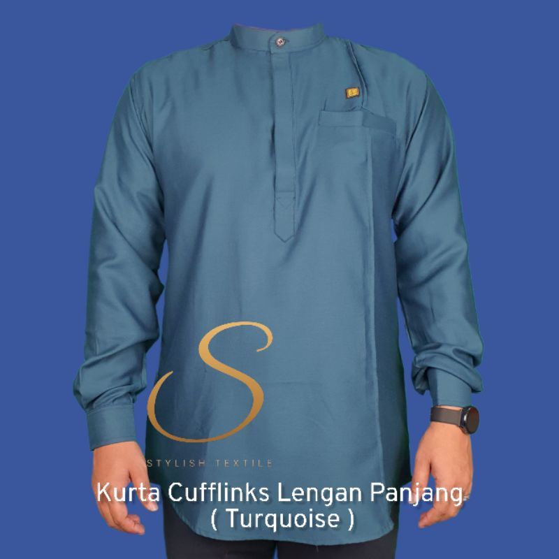 kurta cotton collar cufflinks Shopee Malaysia