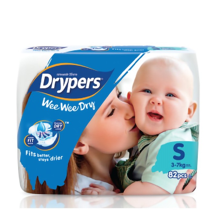 DRYPERS WEE DRY TAPE S/M/L/XL/XXL (3Packs) Shopee Malaysia