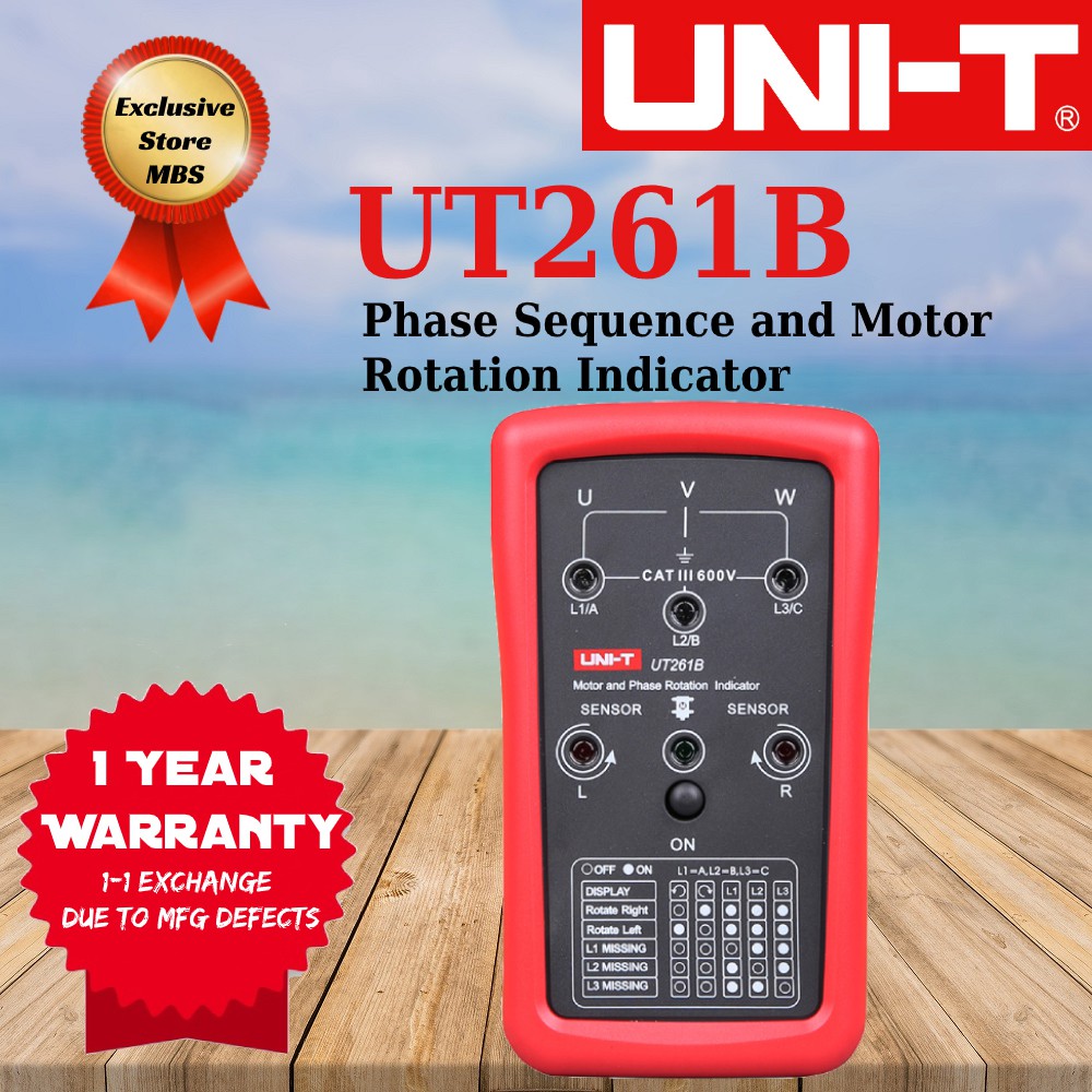 UNI-T UT261B Phase Sequence And Motor Rotation Indicator | Shopee Malaysia