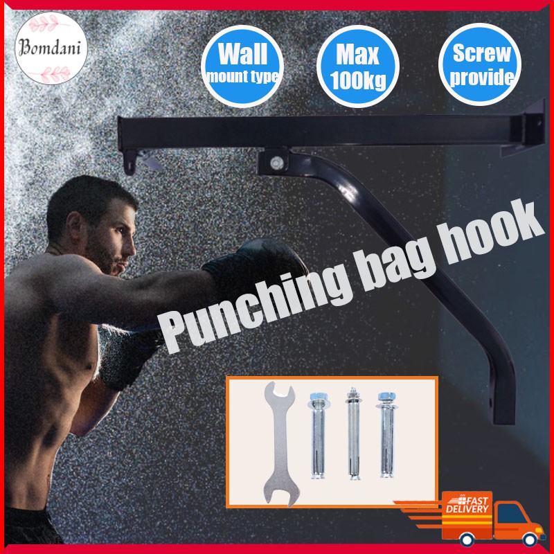 Ready stock Punching Bag Hook Wall Bracket Boxing Punch Bag Bracket