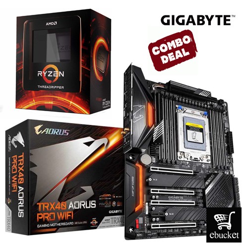 ASUS TRX40-Pro, AMD Threadripper 3960X, 64GB (Gebraucht) in Estavayer
