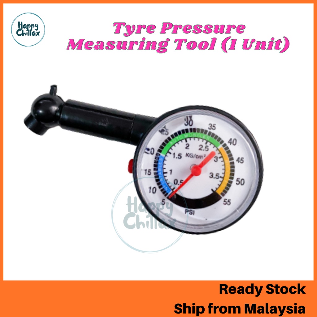 Tyre Pressure Measuring Tool Tyres Gauge Alat Pengukur Tekanan Tayar