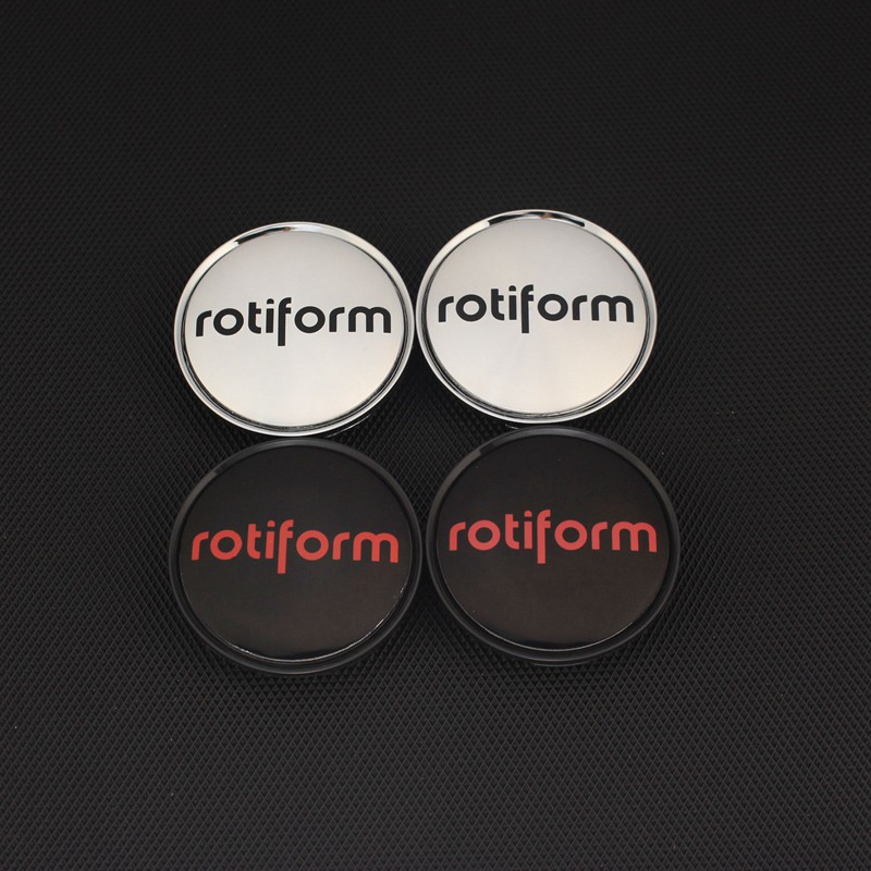 4pcs rotiform wheel hub cap 63mm OD/58mm ID rotiform emblem cover cap