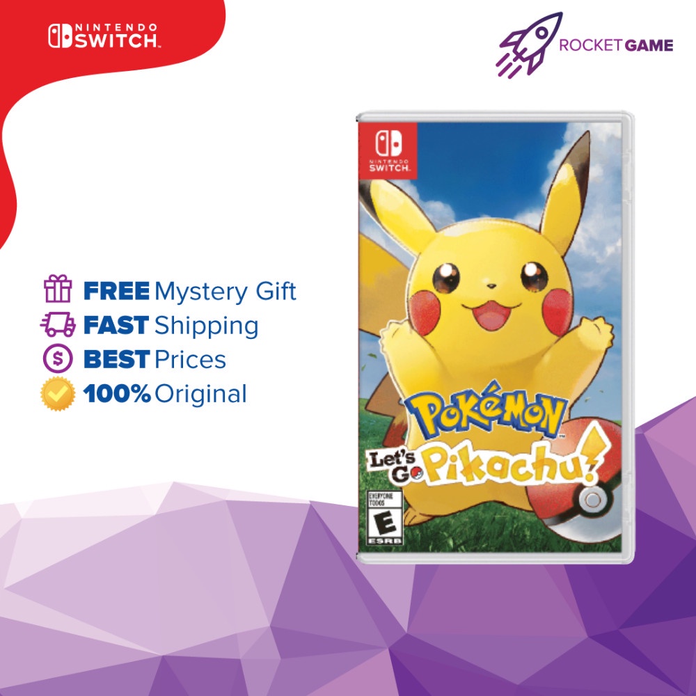 (Nintendo Switch) Pokemon Let's Go Pikachu! (US/ENG/中文) *Original Brand ...
