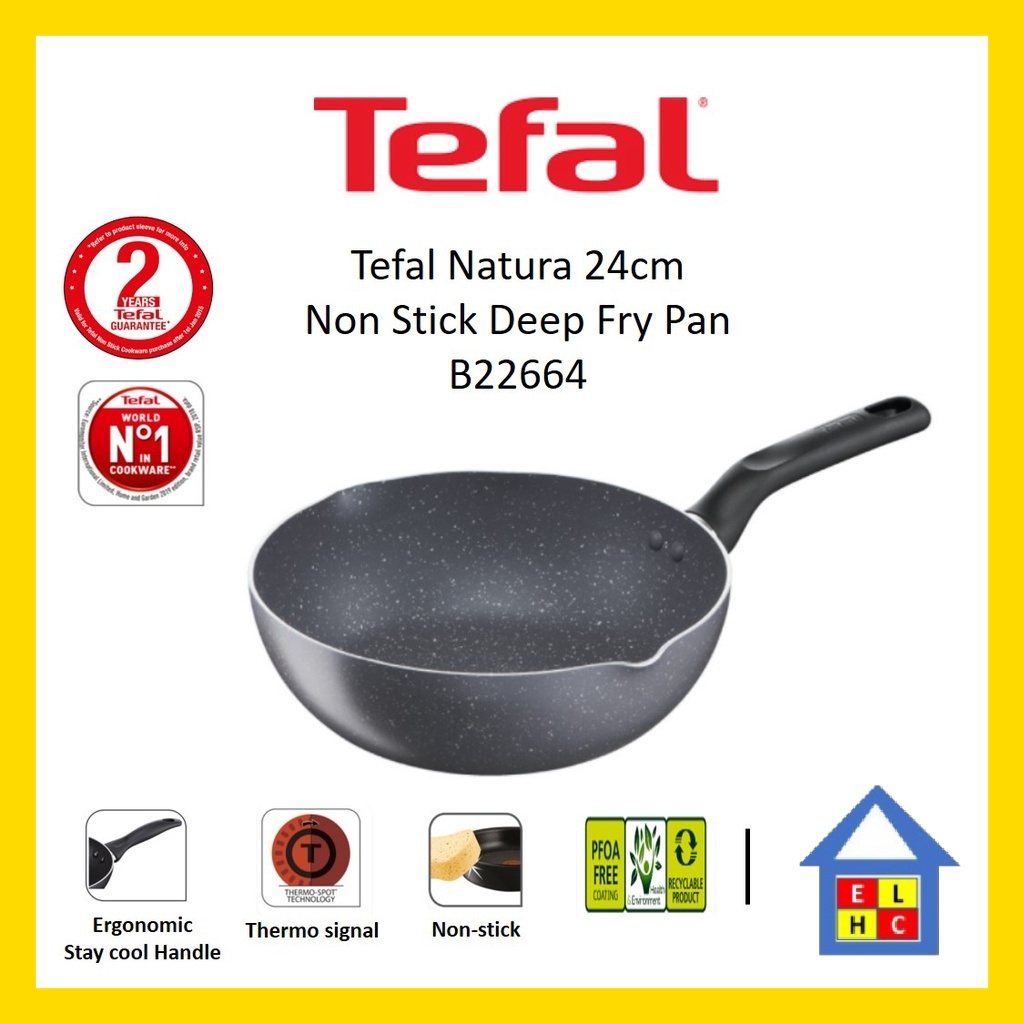 Tefal Natura Deep Frypan 24cm