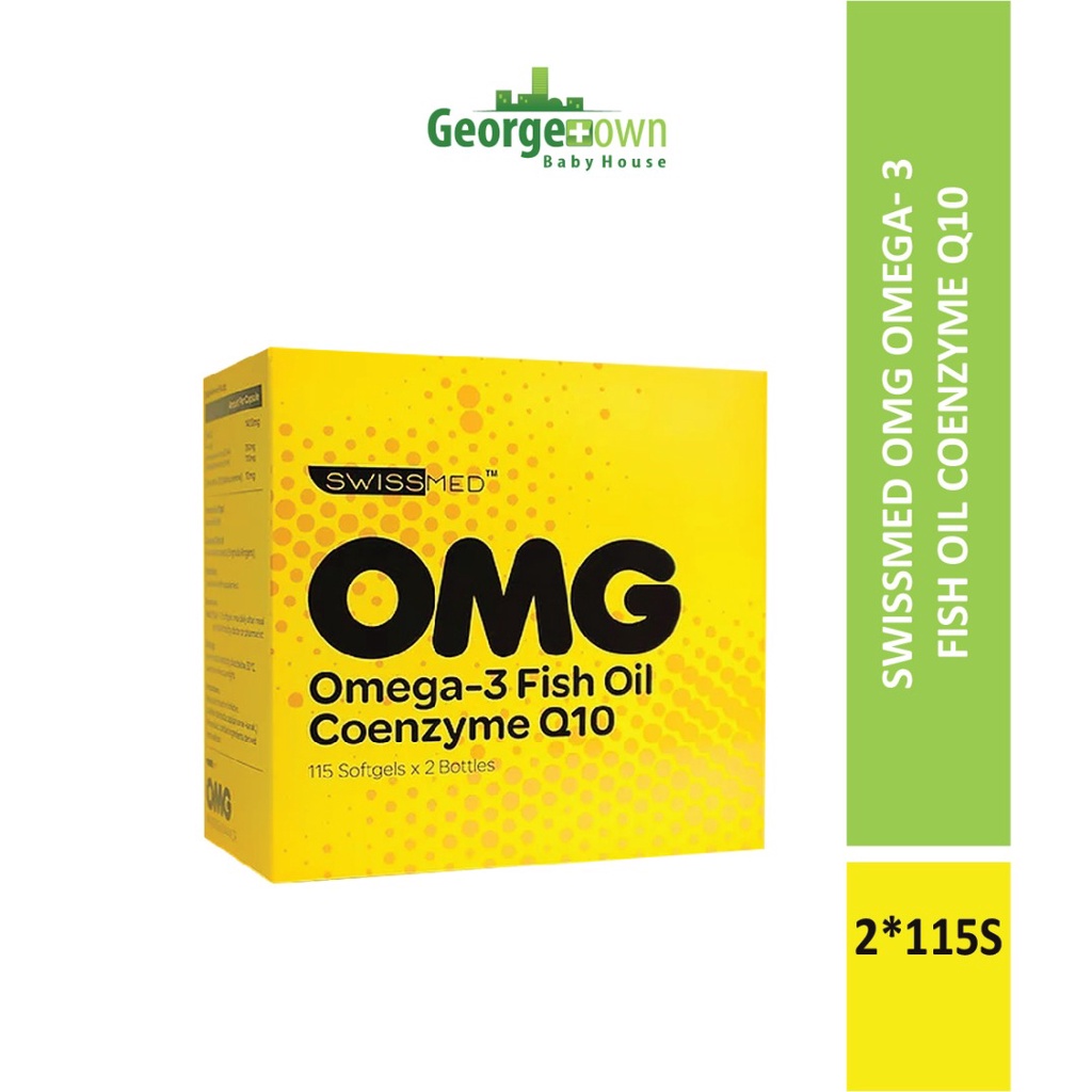 SwissMed OMG Omega 3 Fish Oil Coenzyme Q10 2*115'S (GTG) Shopee Malaysia