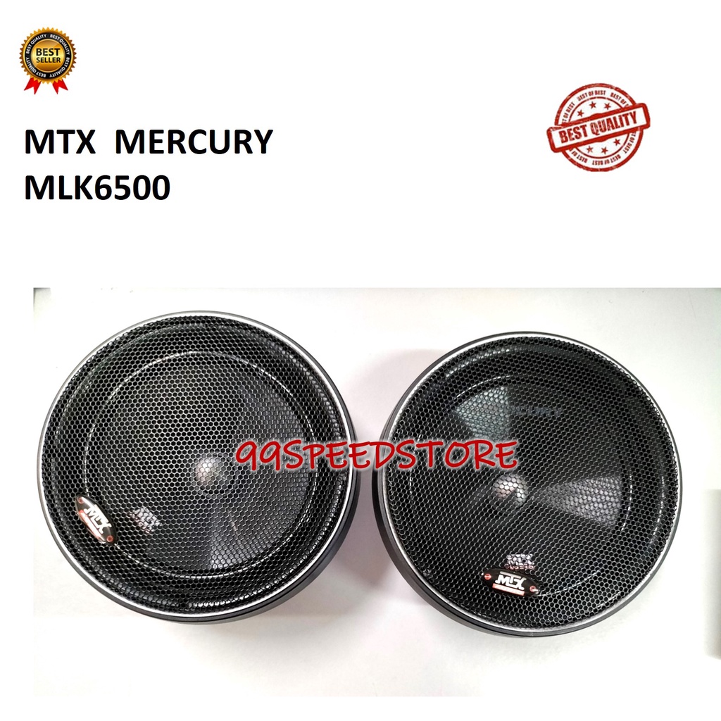CAR AUDIO COMPONENT SPEAKER SET 6.5” MTX MERCURY MLK6500 Speaker Audio