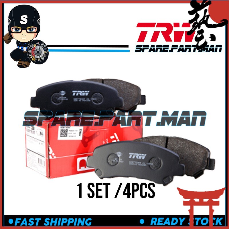 Rear TRW Disc Rotors Brake Pads for Nissan X-Trail T30 T31