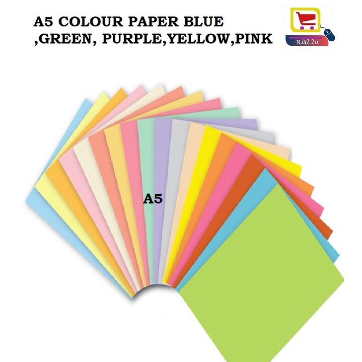 Simili Paper , Photostat Paper size A5 80gsm 440's White and Colour ...