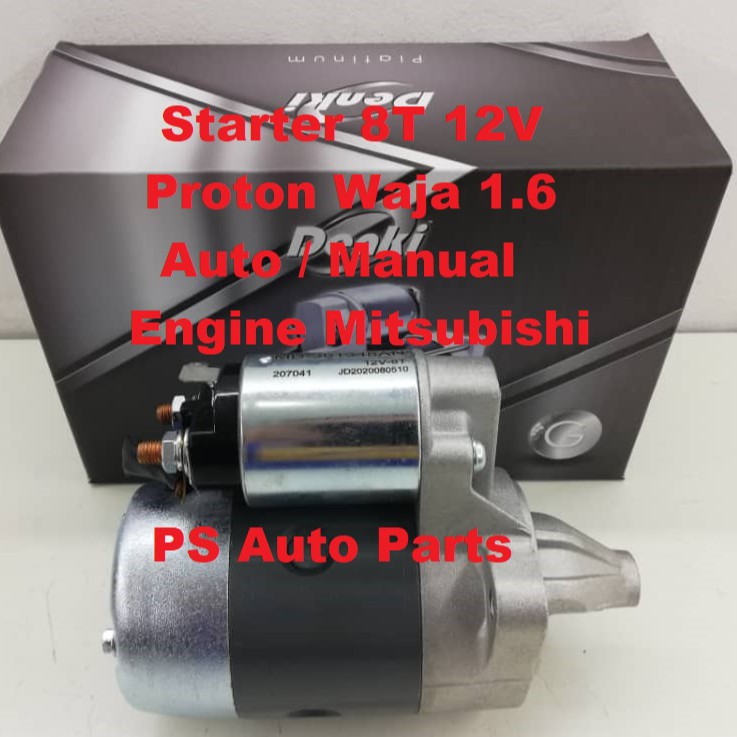 Proton Waja 1.6 Auto / Manual Mitsubishi Starter Motor 8T 12V Denki