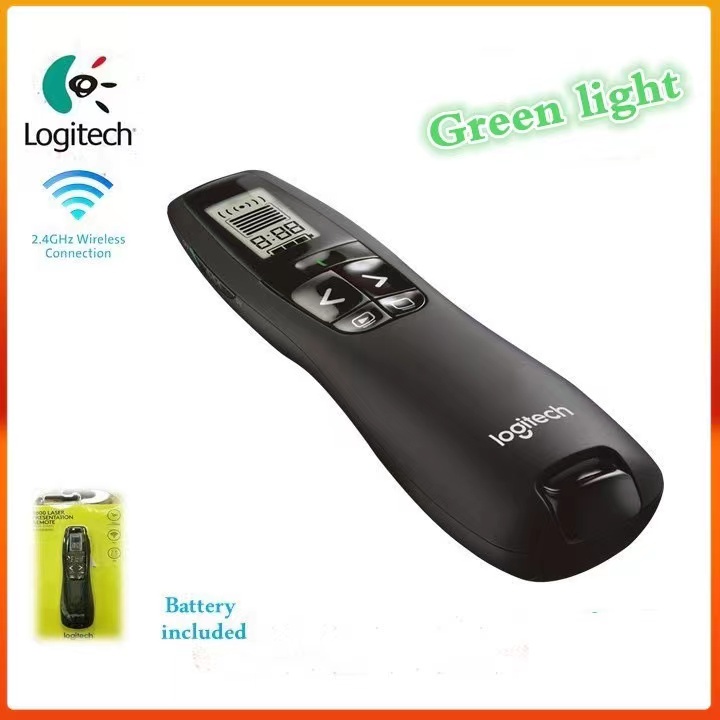 Logitech R800 Professional Laser Presenter Remote ( RED Laser ,Timer