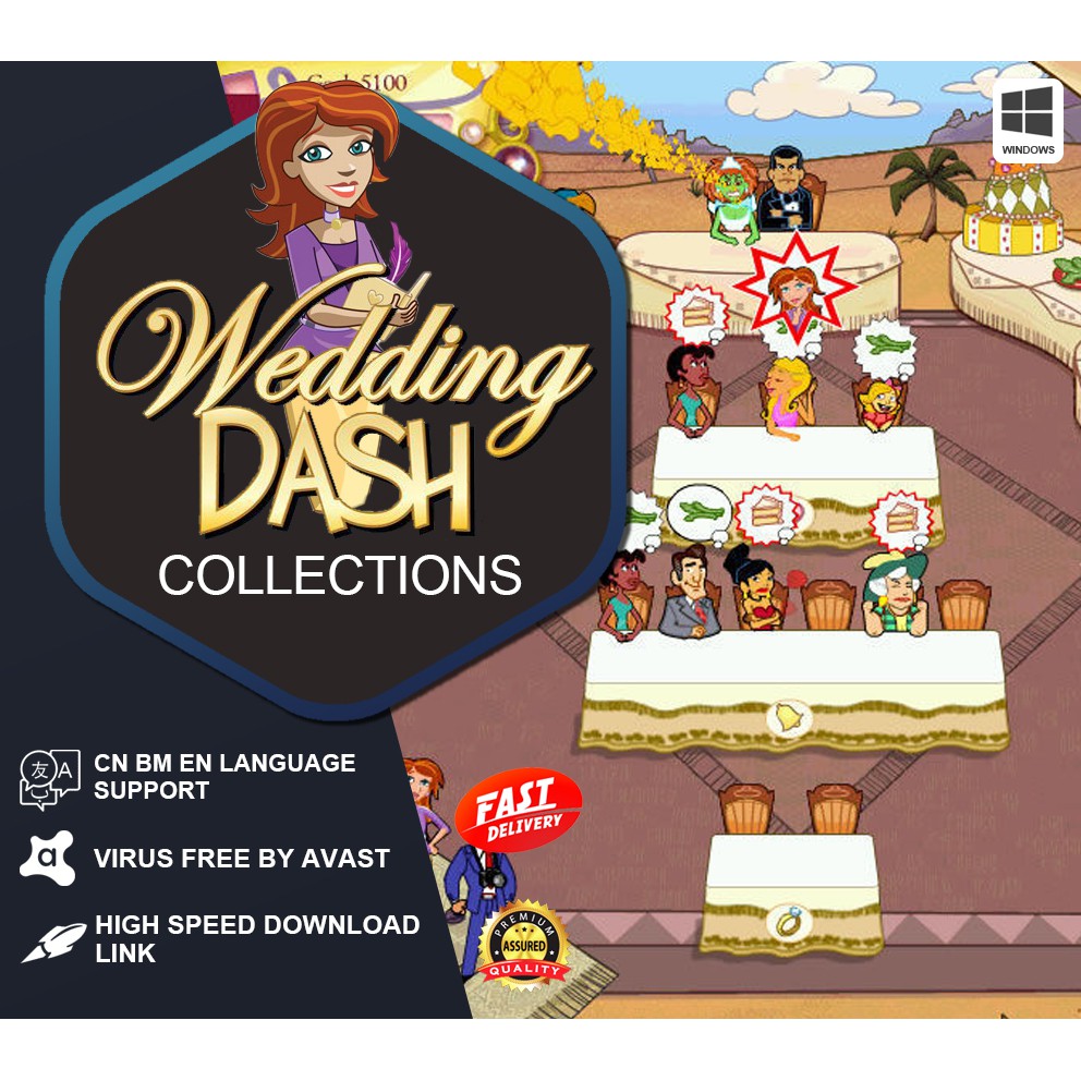 Classic PC Games】Wedding Dash 4 in 1 Full Collection for PC Games | Shopee  Malaysia