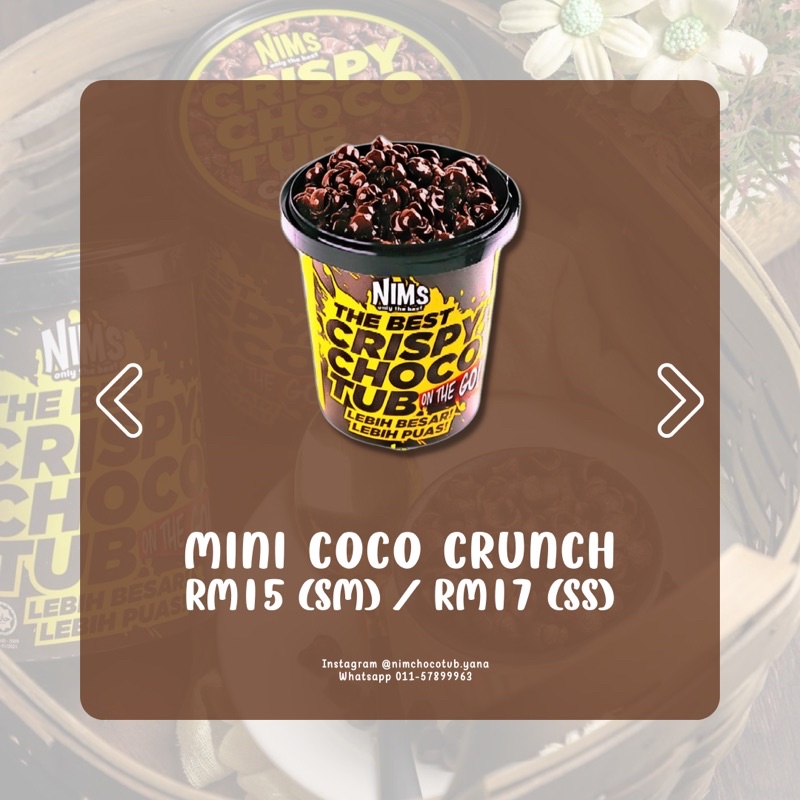 MINI COCO CRUNCH RM15(SM)/RM17(SS) | Shopee Malaysia