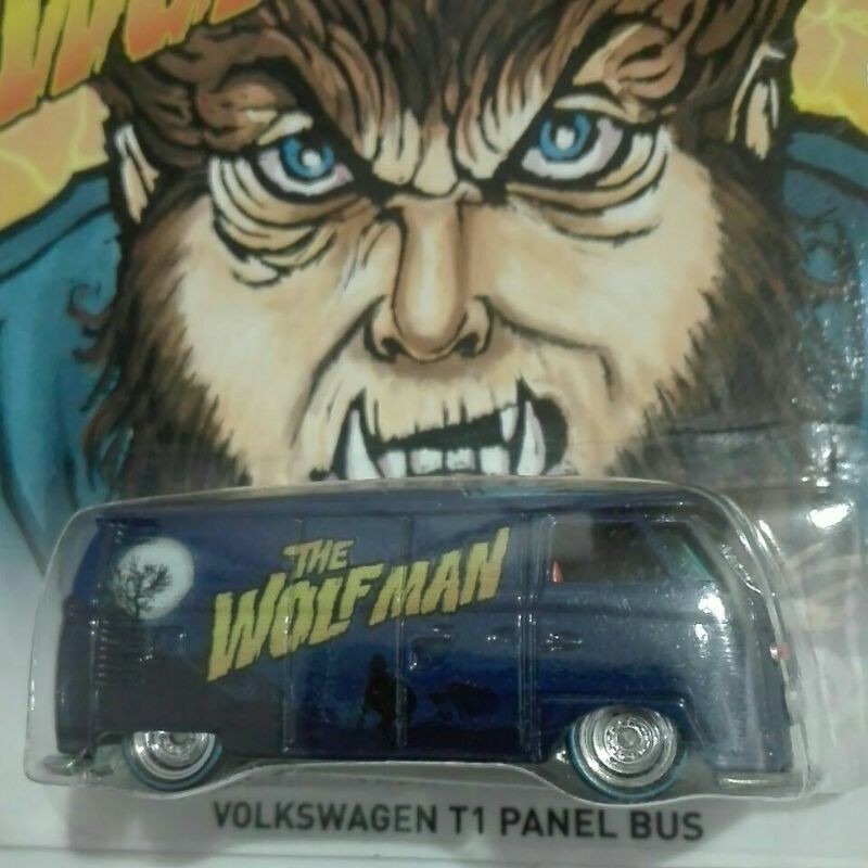 hot wheels volkswagen t1 panel bus the wolf man