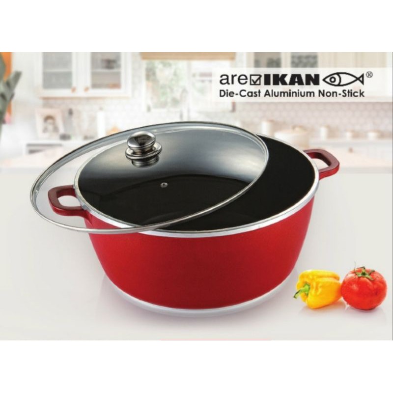 💥 Periuk Rendang Non stick 24cm Are Ikan Best Quality Product💥 | Shopee ...