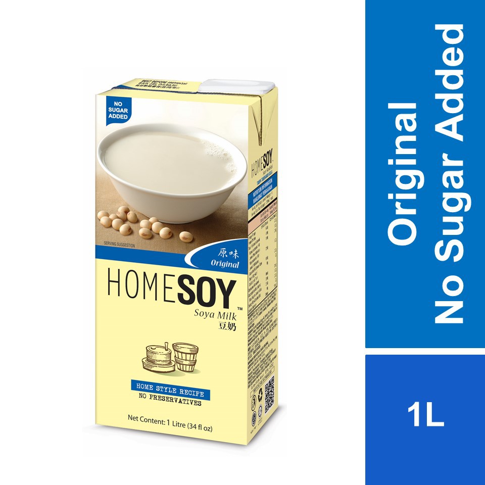 Homesoy Soya Milk No Sugar Added 1L Shopee Malaysia