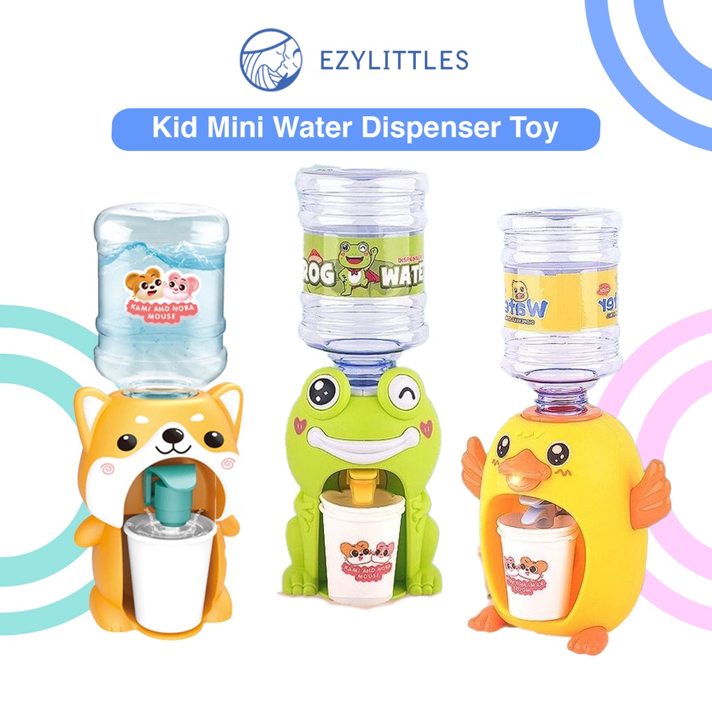 EZYLITTLES Mini Water Dispenser for Kid Drinking Water Bottle toy for ...