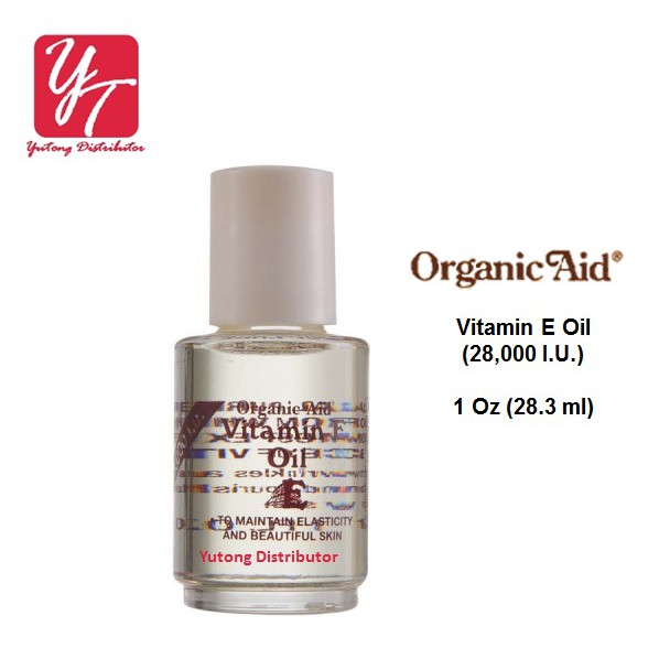 Organic Aid Vitamin E Oil 1 Oz (28.3 ml) Shopee Malaysia