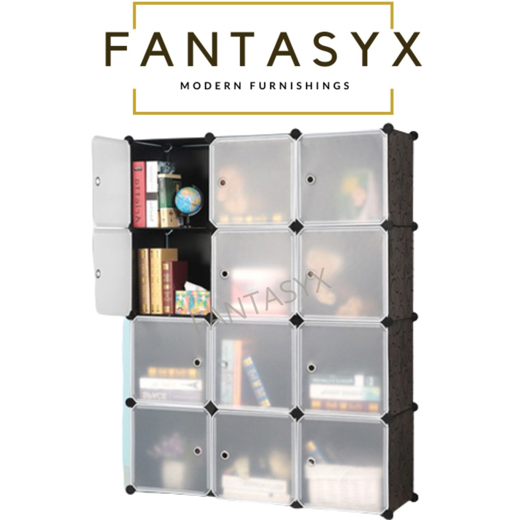 FANTASYX DIY Magic Wardrobe Cabinet Cube Rack Clothes Storage Bedroom ...
