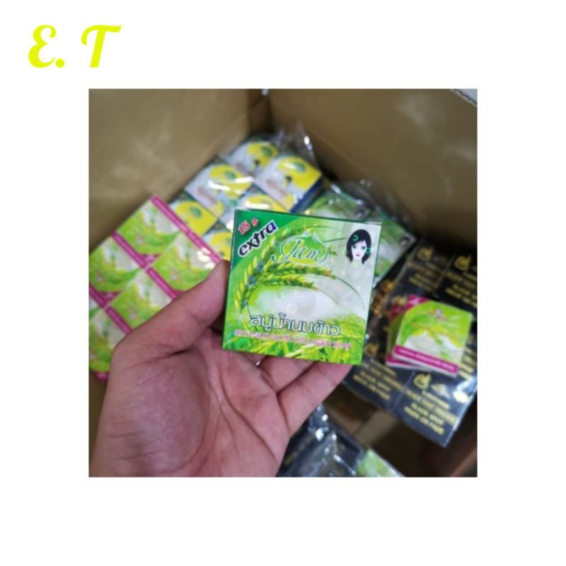 Jam Rice Milk Gluta Collagen Soap Original Thailand Sabun ET Shopee