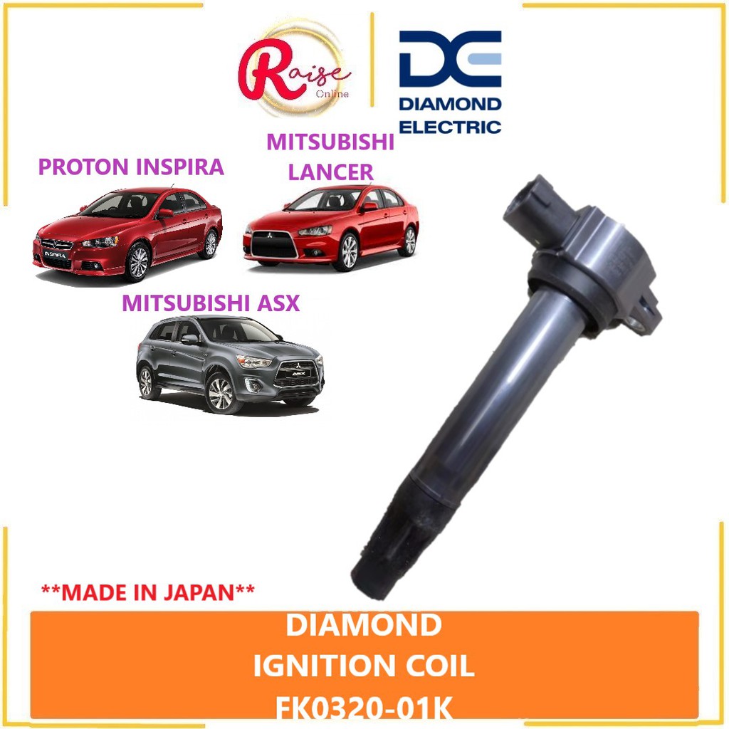 DIAMOND IGNITION COIL FK0320-01K - PROTON INSPIRA / MITSUBISHI LANCER ...