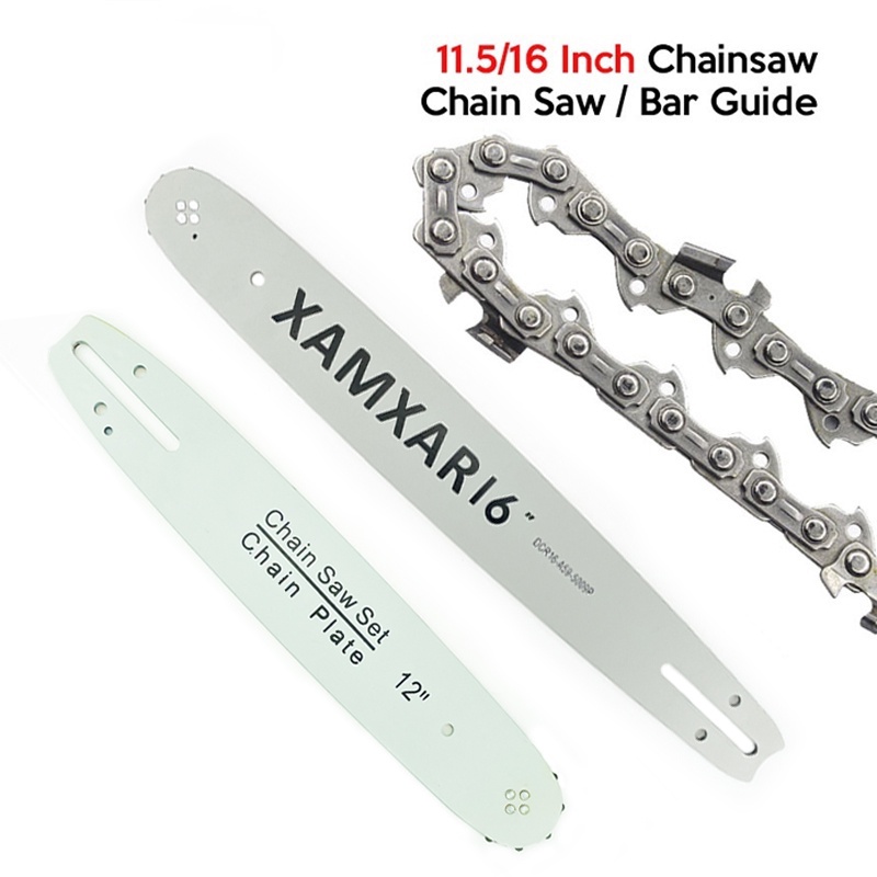 12/16 Inch Chainsaw Chain Saw Bar Guide Change Angle Grinder Chain Saw ...