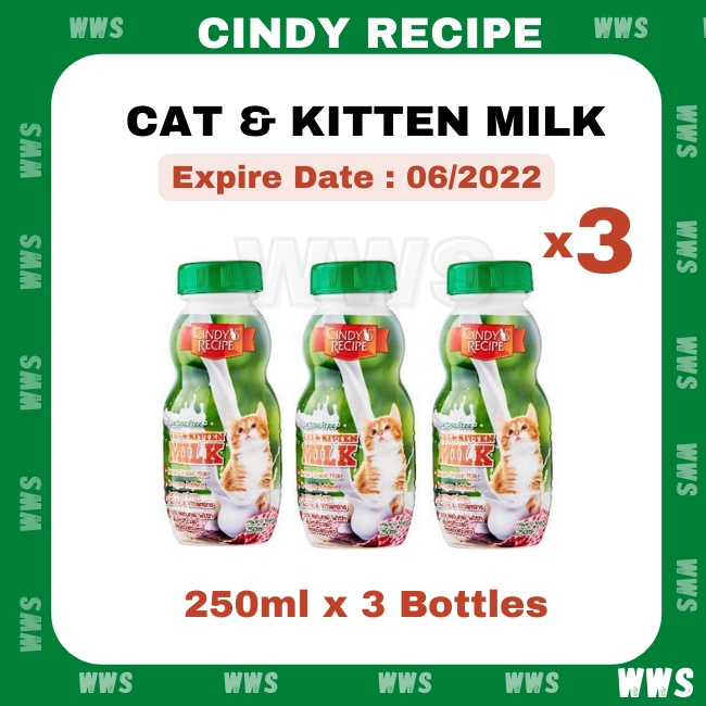CINDY Recipe Cat & Kitten Milk Lactose Free Susu Kucing Anak