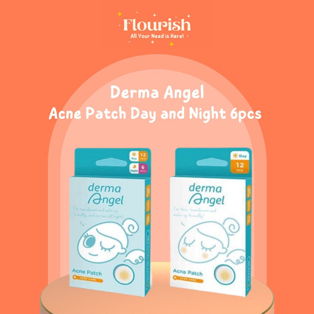 (Derma ANGEL) ACNE PATCH STICKER For ACNE / NIGHT ACNE (Contents 6 pcs ...