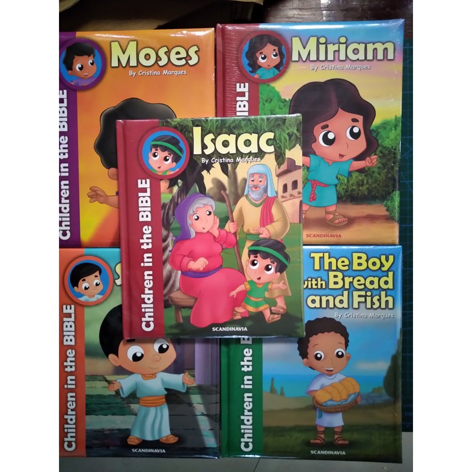 Children in the Bible Boy with Bread Isaac Miriam Moses Samuel
