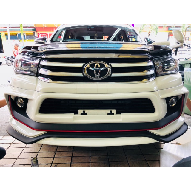 Toyota Hilux Revo Trd v2 bodykit body kit front rear skirt 2015 2016 ...