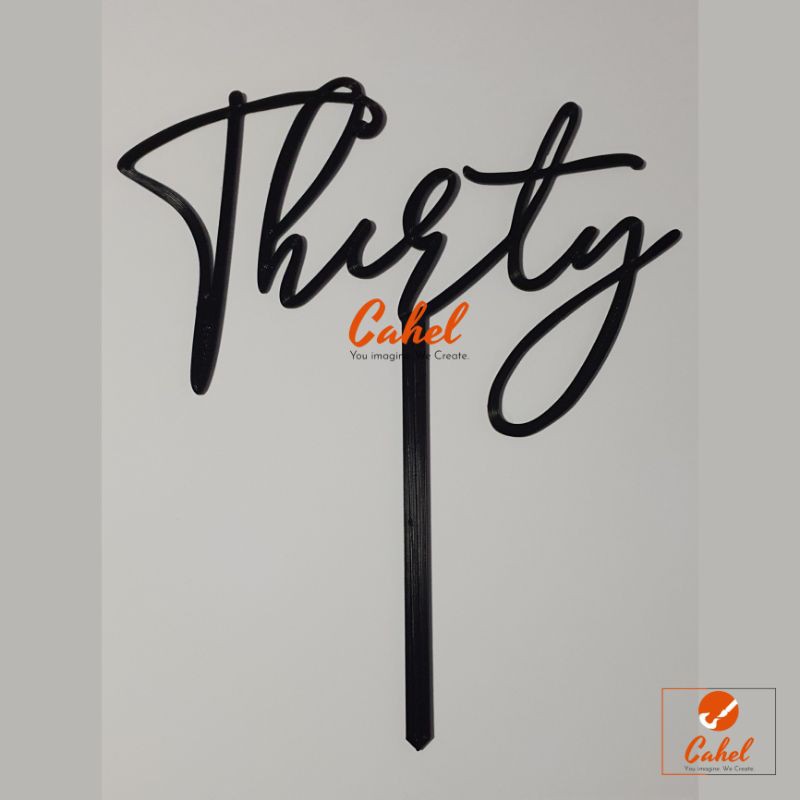 Thirty Cake Topper 30th Birthday Anniversary Cake Topper | Shopee Malaysia