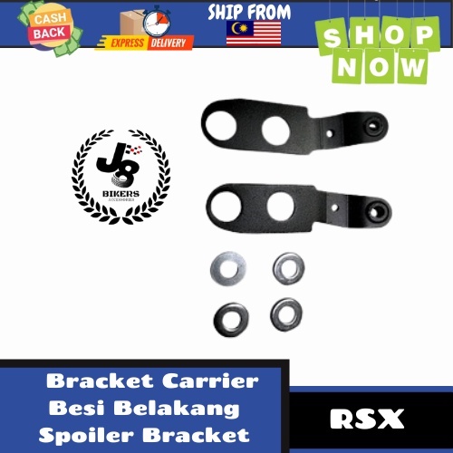 Honda Rsx150 Rsx Winner X Bracket Carrier Besi Belakang Spoiler Bracket With Washer Shopee 0378