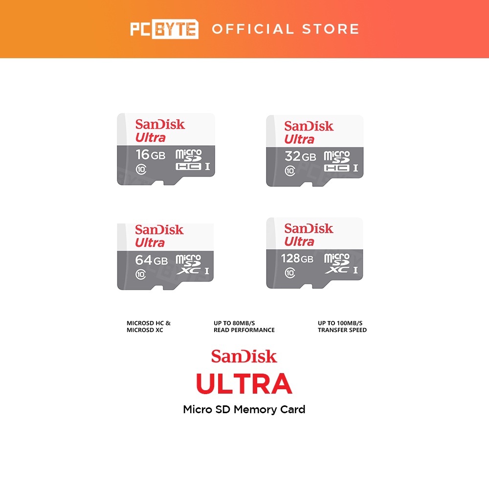 SanDisk Ultra microSDHC Card - 32GB, Class 10, UHS-I