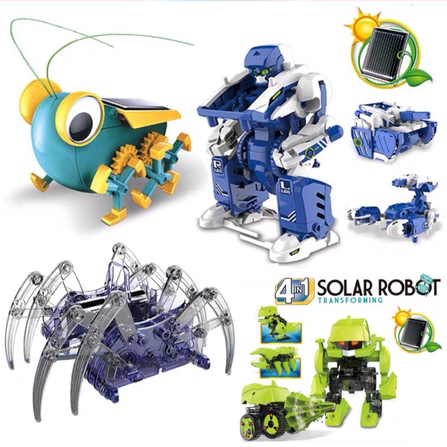 Solar powered robot toy online