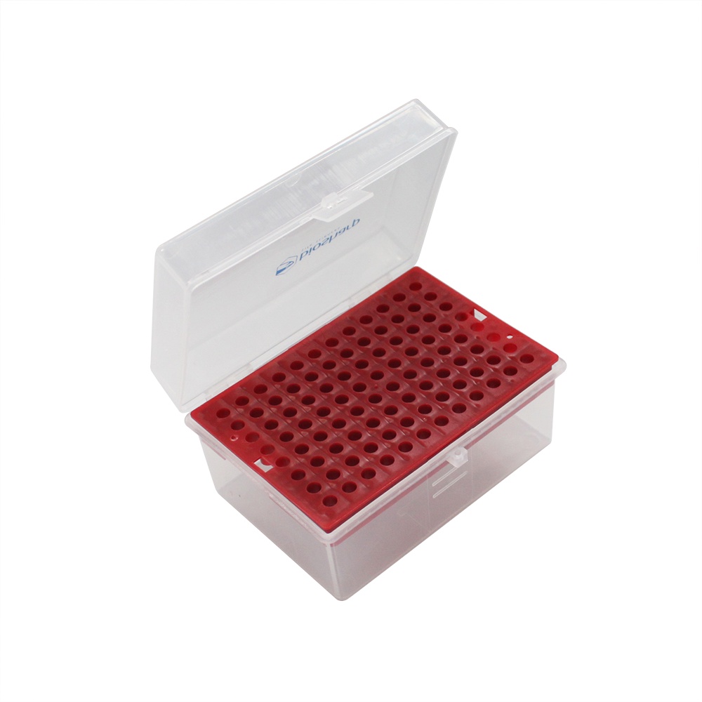 Biosharp Pipette tips box rack universal autoclavable for yellow blue