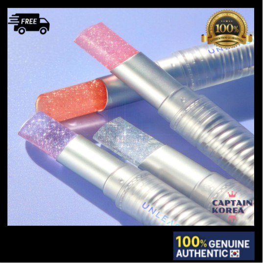 Unleashia Lipbalm Glittery Wave Lip Balm 🇰🇷 4COLORS ADD NEW COLOR 4
