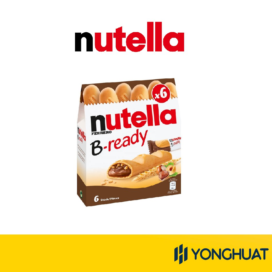 Nutella B Ready Chocolate Biscuit T6 132g | Shopee Malaysia