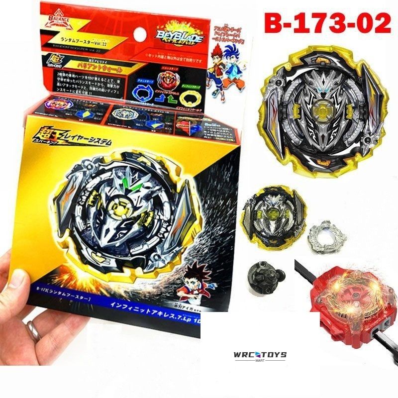 WRC7088 B-173 Infinite Achilles Beyblade Burst SuperKing Booster B-173 ...