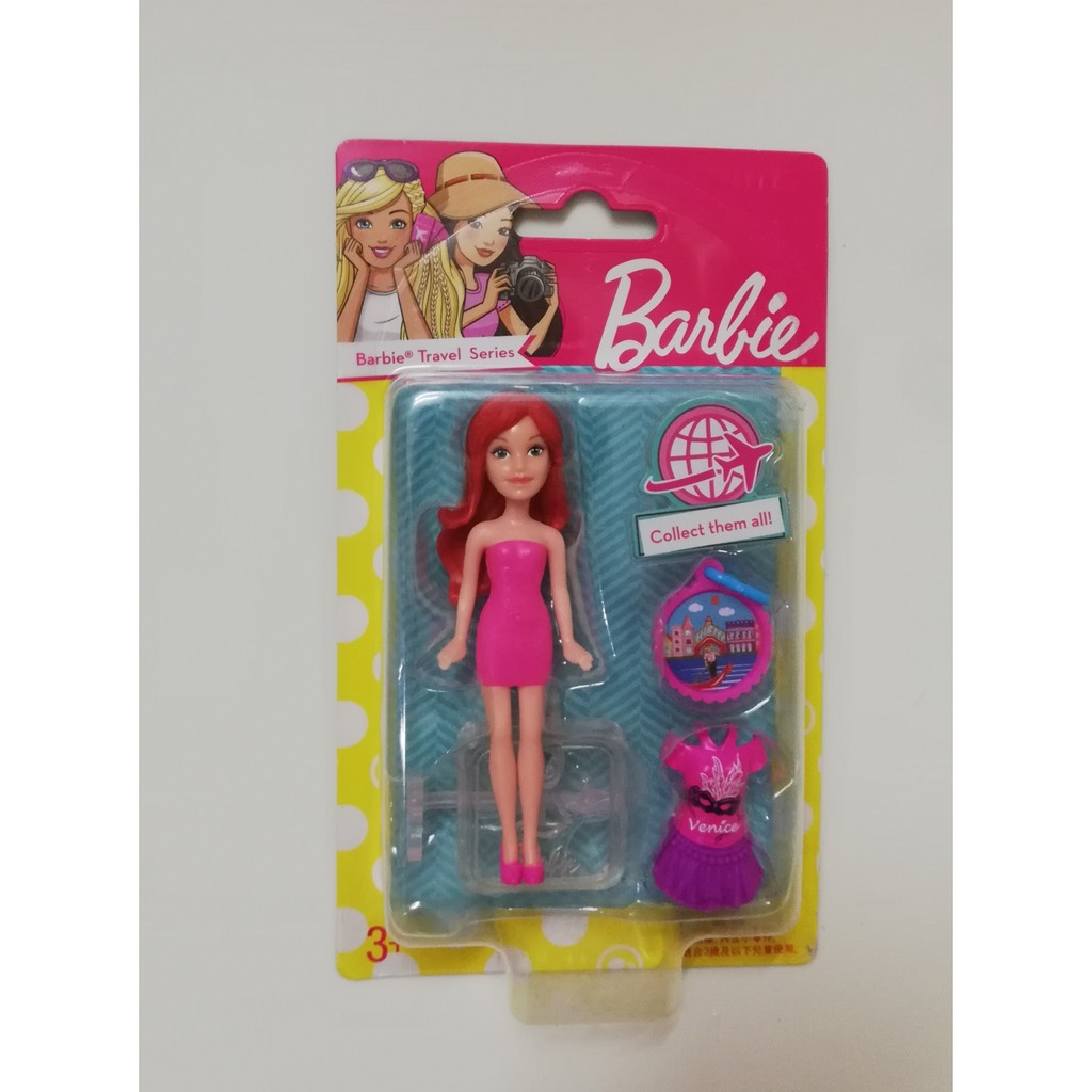 Genuine Mattel Barbie Travel series mini dolls Shopee Malaysia