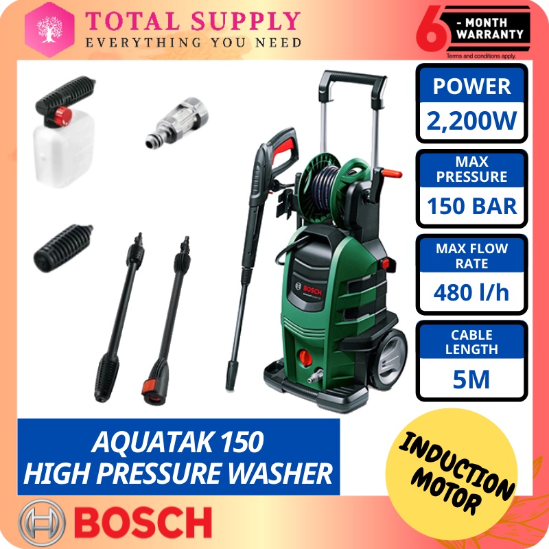 Bosch advanced aquatak 150 high pressure washer new arrivals
