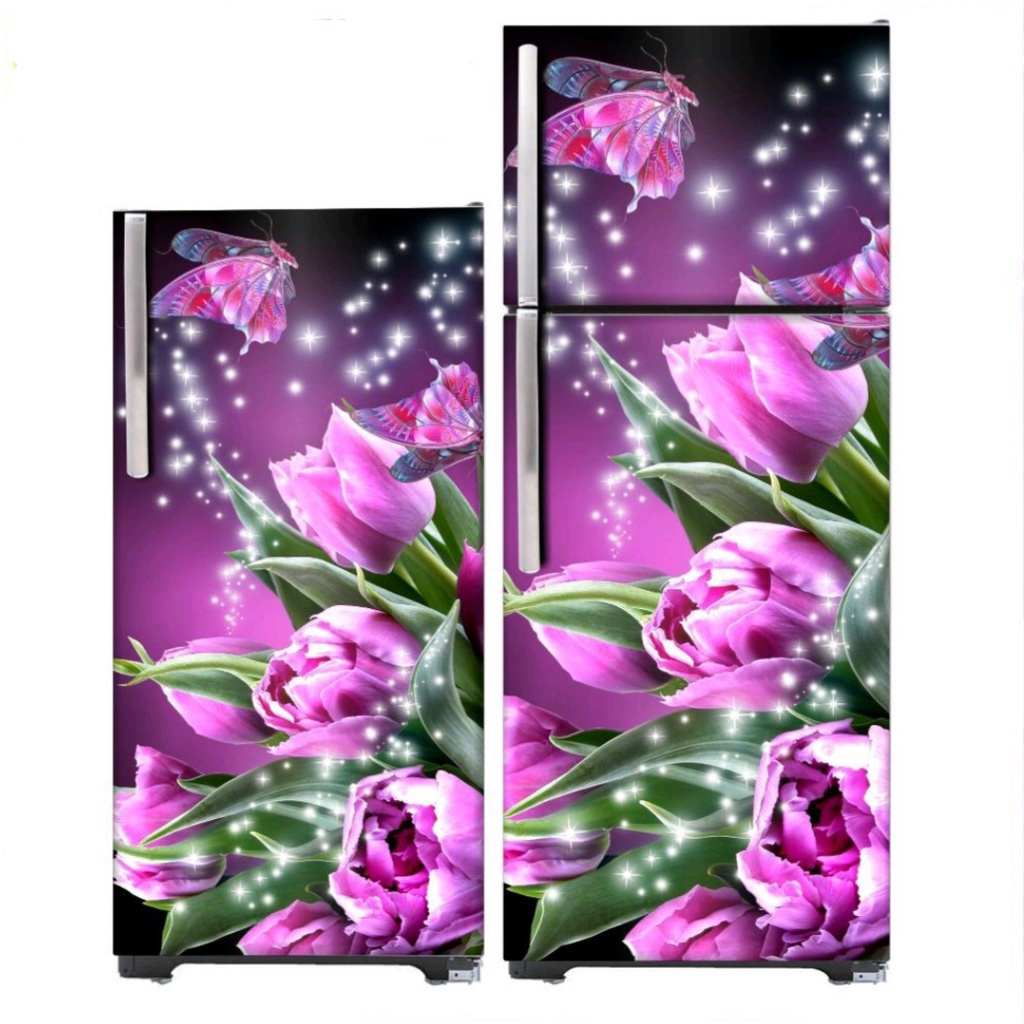 2 DOOR REFRIGERATOR STICKER (60X150CM) | Shopee Malaysia