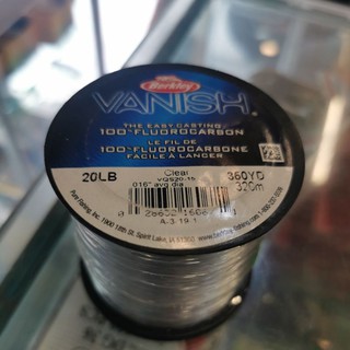 320m/roll Berkley Vanish The Easy Casting 100% FLUOROCARBON 320m